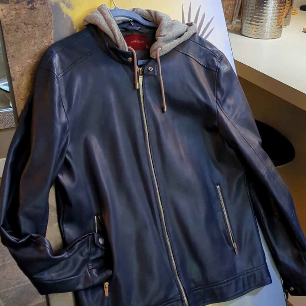 Zara Man Jacket with removable hoodie